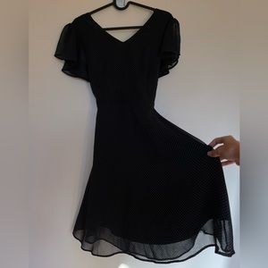 Dotted light fabric little black dress purchased from a Ukrainian boutique